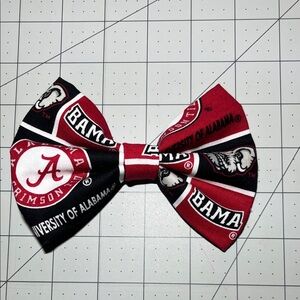 Alabama Crimson Tide Hair Bow - Red and Black